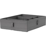 IKEA 44X34X11 cm Koyu Gri Bölmeli Kutu, Polyester Malzeme ile Şık ve Pratik Saklama Çözümü