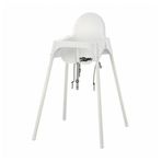 IKEA 49597512 Antilop Beyaz Mama Sandalyesi