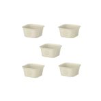 IKEA 5 Adet Dolap İçi Düzenleyici Kutular 10x10x5 Cm İkea 5'li Set Organizer Masaüstü Çekmece İçi Saklama