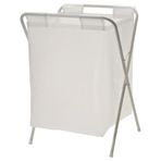 IKEA 50 Litre Beyaz,Katlanır, Çamaşır Sepeti Açılır Kapanır Pratik Kirli Sepeti 50 Lt U42X G43X Y60 cm