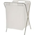 IKEA 50 Litre Beyaz,Katlanır, Çamaşır Sepeti Meridyendukkan Açılır Kapanır Pratik Kirli Sepeti 50 Lt U42X G43X Y60 Cm - Uzunluk: 42 cmX Genişlik: 43 cmXYükseklik: 60 cm