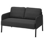 IKEA 50489012 Glostad Knisa Koyu Gri 2'li Kanepe
