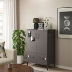 IKEA 50496381 Koyu Gri Ofis Dolabı