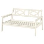 IKEA 50558185 Beyaz Bej Bondholmen Bahçe Bankı