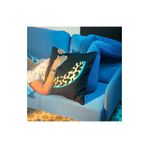 IKEA 50x50cm Siyah-Sarı Kırlent Kılıfı 505.460.55