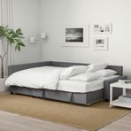 IKEA 59326624 Friheten Skiftebo Koyu Gri Bazalı Yataklı Köşe Kanepe