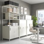 IKEA 59429660 Beyaz Ofis Dolabı