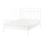 IKEA 59563352 Çift Kişilik Beyaz Karyola