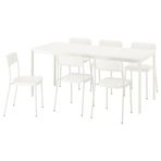 IKEA 59589960 Beyaz Yemek Masası Takımı