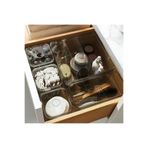 IKEA 5'li Kutu Seti Banyo Seti Makyaj Malzeme Kutu Seti Gri