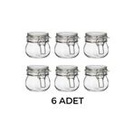 IKEA 6 Adet Kapaklı Cam Kavanoz 13 Cl