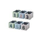 IKEA 6 Parça Çocuk Odası Düzenleyici Kutu Seti 17x27x17 cm İkea 6'lı Set Saklama Kutusu Düzenleme