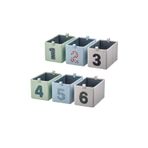 IKEA 6 Parça Çocuk Odası Düzenleyici Kutu Seti 17x27x17 cm İkea 6'lı Set Saklama Kutusu Düzenleme