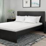 IKEA 60481652 Çift Kişilik Beyaz Yatak
