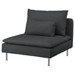 IKEA 79449563 Söderhamn Fridtuna Koyu Gri Koltuk