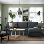 IKEA 79514964 3'lü Gri Kanepe