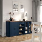 IKEA 79525608 Siyah Mavi Konsol