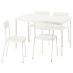 IKEA 79589959 Beyaz Yemek Masası Takımı