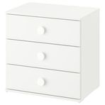 IKEA 80598095 Godishus Beyaz Çocuk Şifonyeri