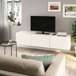 IKEA 89330691 Beyaz Tv Sehpası