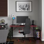 IKEA 89490948 Siyah Oyuncu Masa Sandalye Seti