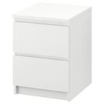 IKEA 90625319 Malm Beyaz Komodin