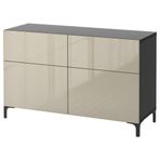 IKEA 99195268 Besta Venge Parlak Cila Bej