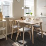 IKEA 99554826 Siyah Beyaz Masa Takımı