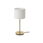 IKEA abajur, beyaz-pirinç rengi, 41 cm Lamba başlığı, dağılan ve dekoratif bir ışık yayar.