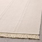 IKEA Açık Bej Renk Banyo Halısı-Paspası 55x85 Cm-Mini Halı-İnce Kilim-Pamuk