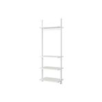 Ikea Açık Dolap, Beyaz, 92X51X222-350 Cm