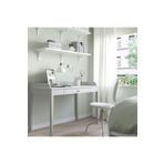 IKEA Açık Gri 122x60 Cm Çalışma Masası Masif Çam Ağacı