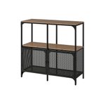 IKEA açık raf ünitesi, siyah, 100x95 cm