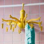 Ikea Ahtapot Askılık Kurutmalık 16 Mandallı Çamaşır Kurutması Sarı Renk Plastik