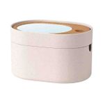 IKEA Akdeniz Saxborga Plastik Mantar 24X17 cm Ayna Kapaklı Saklama Kutusu