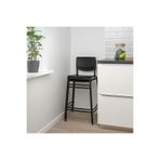 IKEA AKDENİZ STIG siyah 63 cm modern bar sandalyesi