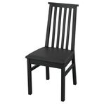 IKEA ALHULT döşemeli ahşap sandalye siyah-Bomstad siyah - 10600799