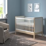 IKEA ALSKVARD bebek karyolası huş-beyaz - 50314809