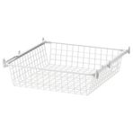IKEA ALTARLIDEN raylı tel sepet beyaz - 19603958