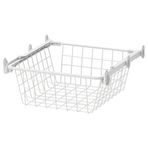 IKEA ALTARLIDEN raylı tel sepet beyaz - 29603948