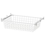 IKEA ALTARLIDEN raylı tel sepet beyaz - 89603950