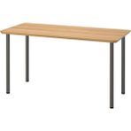 IKEA Anfallare / Adıls Çalışma Masası Bambu Gri 140 x 65 cm - Siyah - Ahşap