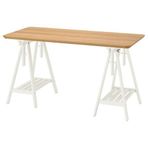 IKEA ANFALLARE/MITTBACK çalışma masası bambu-beyaz - 89417731