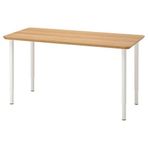 IKEA ANFALLARE/OLOV çalışma masası bambu-beyaz - 19417701