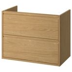 IKEA ANGSJÖN lavabo dolabı meşe görünümlü - 70535089