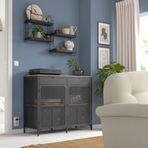 IKEA APOTEKARE duvar rafı siyah - 00550196