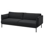 IKEA APPLARYD 3'lü kanepe gunnared siyah-gri - 70575075