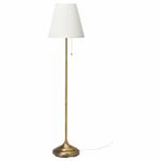 IKEA ARSTID ayaklı lamba beyaz, pirinç; (155cm); A++