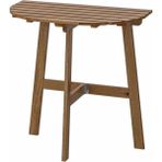 Ikea Askholmen Duvar Masası, Açık Kahverengi Akasya Balkon Masası - 45 cm