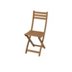 IKEA Askholmen katlanabilir sandalye, koyu kahve, mindersiz